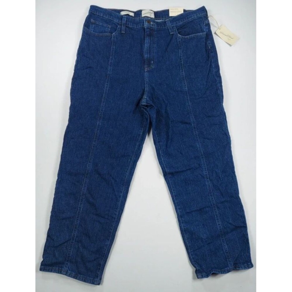 Universal Thread Vintage Straight Jeans Womens 16 Regular Dark Wash Denim NWT